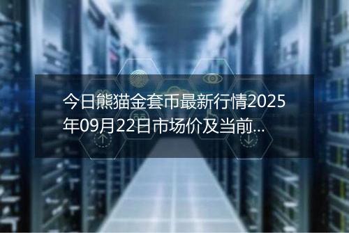 今日熊猫金套币最新行情2025年09月22日市场价及当前价格多少元一个
