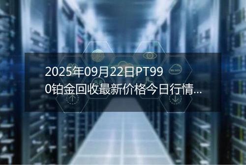 2025年09月22日PT990铂金回收最新价格今日行情及市场报价多少元一克