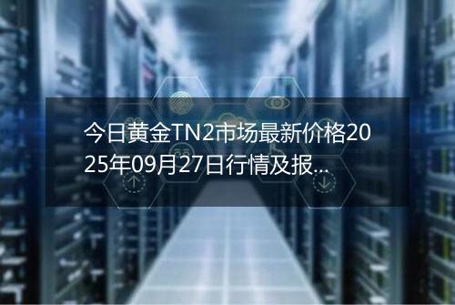 今日黄金TN2市场最新价格2025年09月27日行情及报价多少元一克