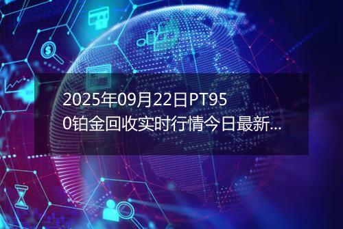 2025年09月22日PT950铂金回收实时行情今日最新价格及当前报价多少元一克