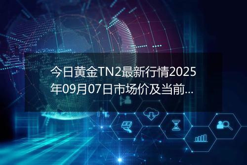 今日黄金TN2最新行情2025年09月07日市场价及当前价格多少一克