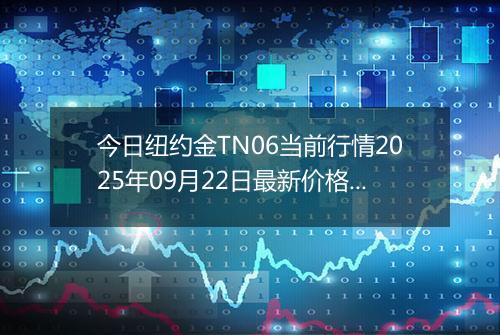 今日纽约金TN06当前行情2025年09月22日最新价格及市场价多少一克