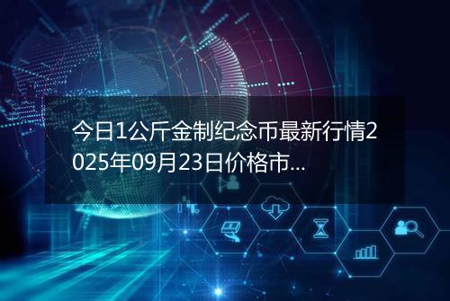今日1公斤金制纪念币最新行情2025年09月23日价格市场价及报价多少元一个