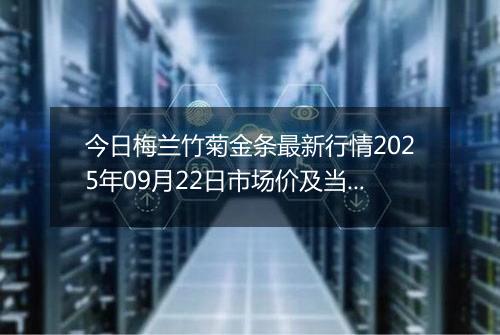 今日梅兰竹菊金条最新行情2025年09月22日市场价及当前价格多少一克