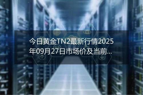 今日黄金TN2最新行情2025年09月27日市场价及当前价格多少一克