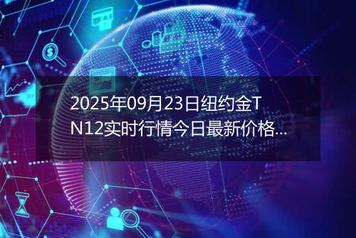 2025年09月23日纽约金TN12实时行情今日最新价格及当前报价多少钱一克