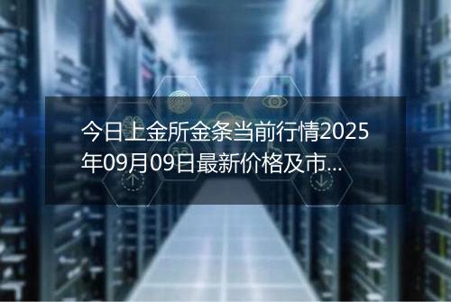 今日上金所金条当前行情2025年09月09日最新价格及市场价多少一克