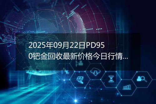 2025年09月22日PD950钯金回收最新价格今日行情及市场报价多少钱一克