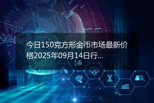 今日150克方形金币市场最新价格2025年09月14日行情及报价多少元一个